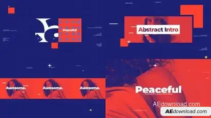 Peaceful Abstract Intro Openers template preview