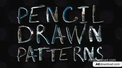 Pencil Drawn Overlay Backgrounds Elements template preview