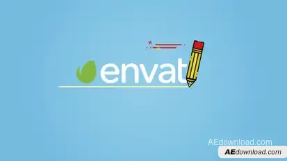 Pencil Logo Reveal Pack Logo Stings template preview