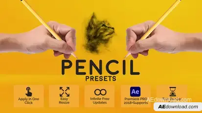 Pencil Presets for After Effects Elements template preview