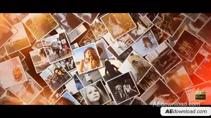 Pencil Slideshow Video Displays template preview