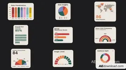 Percentage Infographic Logo Stings template preview