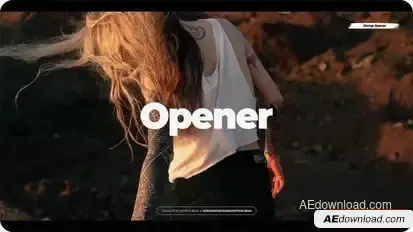 Percussion Slideshow Openers template preview