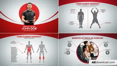 Personal Trainer broadcast-packages template preview
