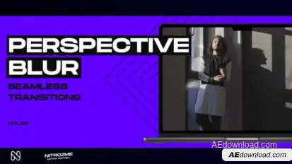 Perspective Blur Transitions Vol. 02 Elements template preview