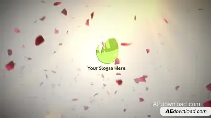 Petals Logo Reveal Logo Stings template preview