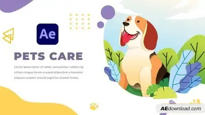Pets Care and Veterinarian | After Effects Openers template preview