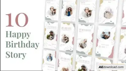 Videohive Pets Instagram Story Pack Video Displays template preview