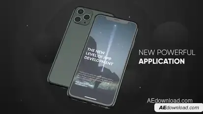 Phone 11 Pro App Presentation Product Promo template preview