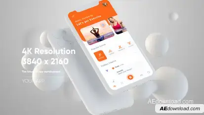 Phone 11 Pro App Presentation Mockup 4K Product Promo template preview