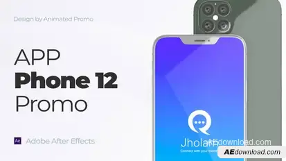Phone 12 - App Promo Product Promo template preview