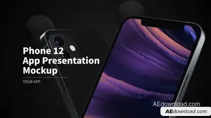 Phone 12 App Presentation Mockup Product Promo template preview