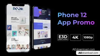 Phone 12 App Promo Product Promo template preview