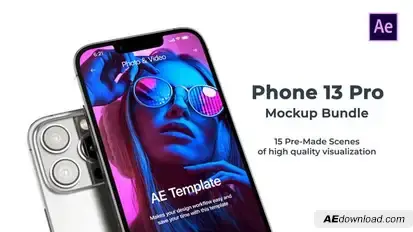 Phone 13 Pro Mockup | App Promo Product Promo template preview