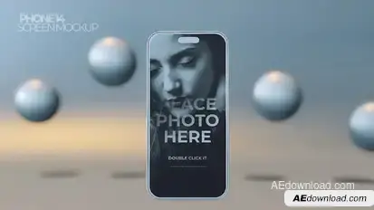 Phone 14 Clay Mockup Screen Product Promo template preview