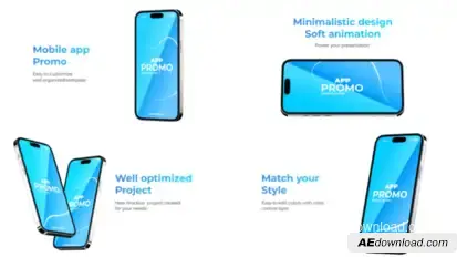 Phone 14 Pro Minimal App Promo Product Promo template preview