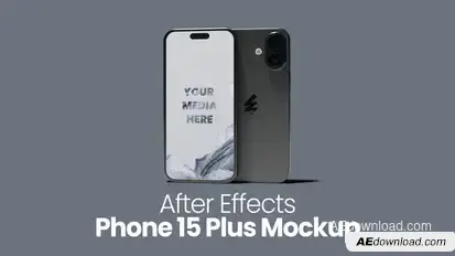 Phone 15 Plus Mockup Product Promo template preview