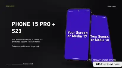 Phone 15 Pro | S23 App Promo Product Promo template preview