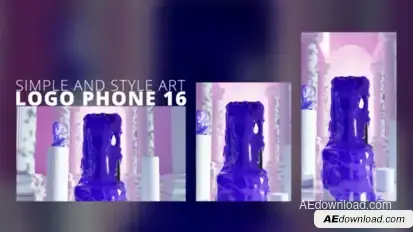 Phone 16 Pro Logo Presentation Logo Stings template preview