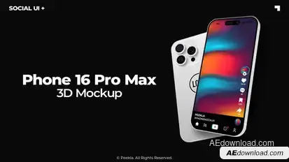 Phone 16 Pro Max Mockup Product Promo template preview