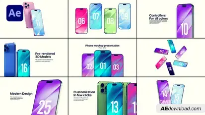 Phone 16 Pro Mockup Product Promo template preview