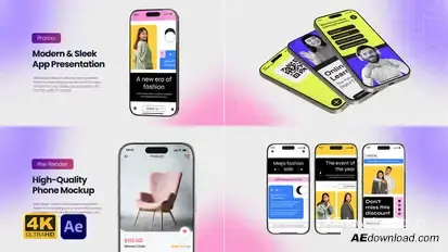 Phone 16 Pro Natural Animated Mockup Product Promo template preview