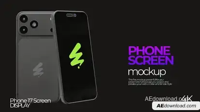 Phone 17 Mockup Screen Product Promo template preview