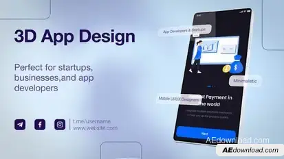 Phone 25 App Promo Product Promo template preview