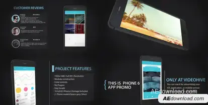Phone 6 App Promotion Product Promo template preview