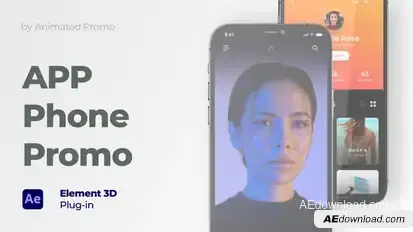 Phone - App Presentation - Mobile App Promo Product Promo template preview