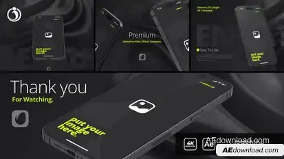 Phone App Mockup Product Promo template preview