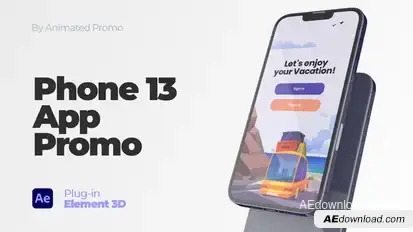 Phone App Promo - Phone 13 Mockup Product Promo template preview