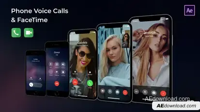 Phone Call and FaceTime Elements template preview