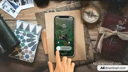 Phone Call Logo Reveal Logo Stings template preview