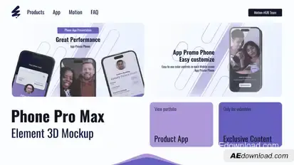Phone Mockup Product Promo template preview
