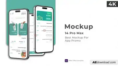 Phone Mockup - 14 Pro Max Product Promo template preview