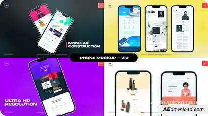 Phone Mockup - Package 03 Product Promo template preview