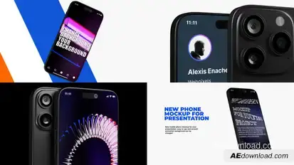 Phone Mockup | Dark Phone Mockup Animation Template! Product Promo template preview