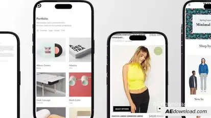 Phone Mockup Presentation Product Promo template preview