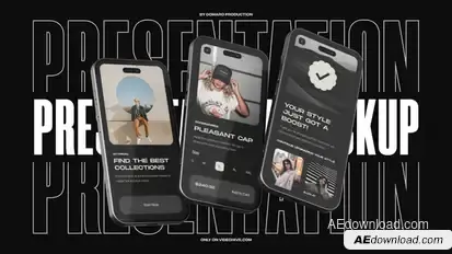 Phone Mockup Presentation Product Promo template preview