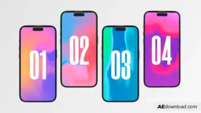 Phone Mockup Presentation Product Promo template preview