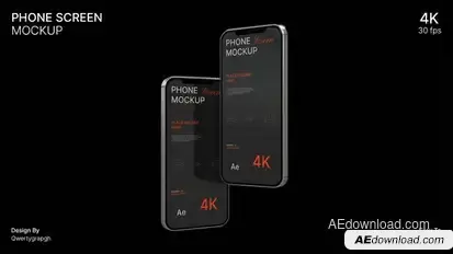 Phone Screen Mockup Product Promo template preview