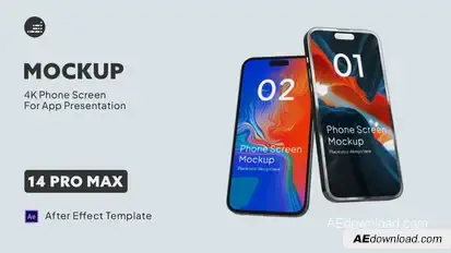 Phone Screen Mockup - App Promo Product Promo template preview