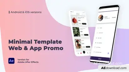 Phone Web / App Promo Product Promo template preview