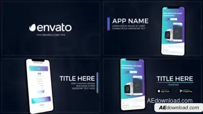 Phone X App Promo Product Promo template preview