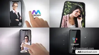 Phone X Logo Reveals Logo Stings template preview
