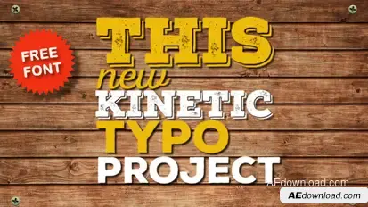 Photo And Typo Slideshow Video Displays template preview