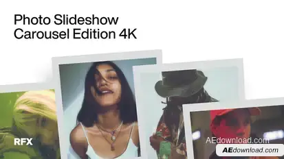 Photo Carousel Slideshow Video Displays template preview