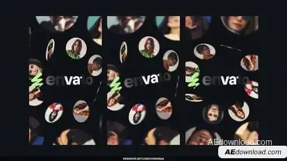 Photo Circle Teaser Stories Elements template preview