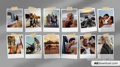 Photo Collage Video Template Elements template preview